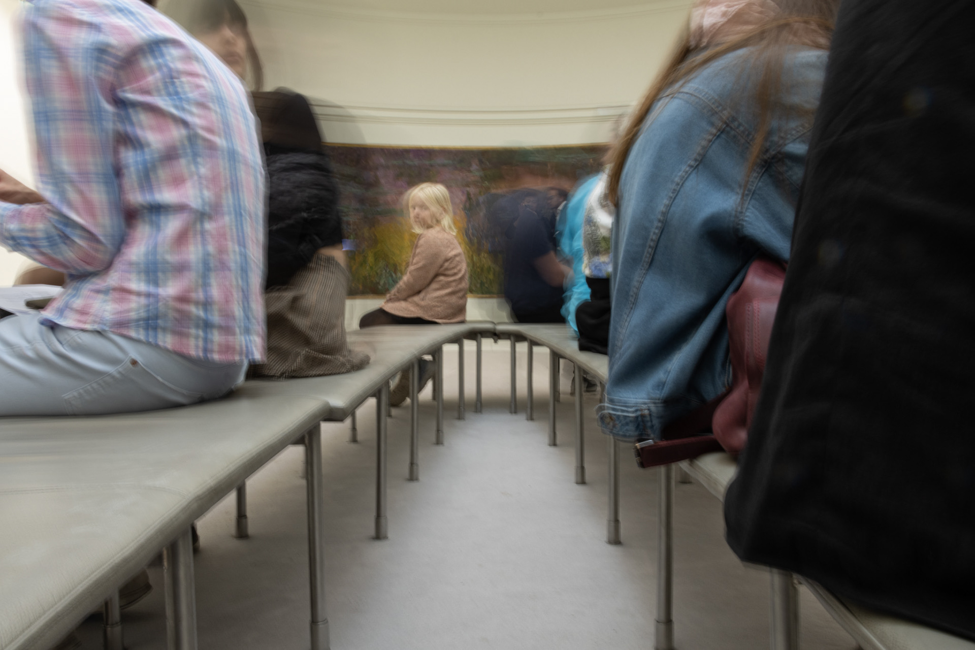 Musée de l'Orangerie , les Nympheas de Monet.