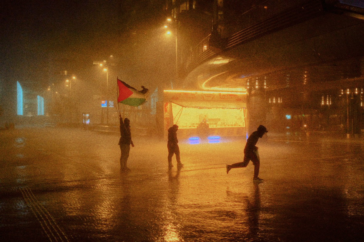 Protester in support of Palestine, The Hague, 2023