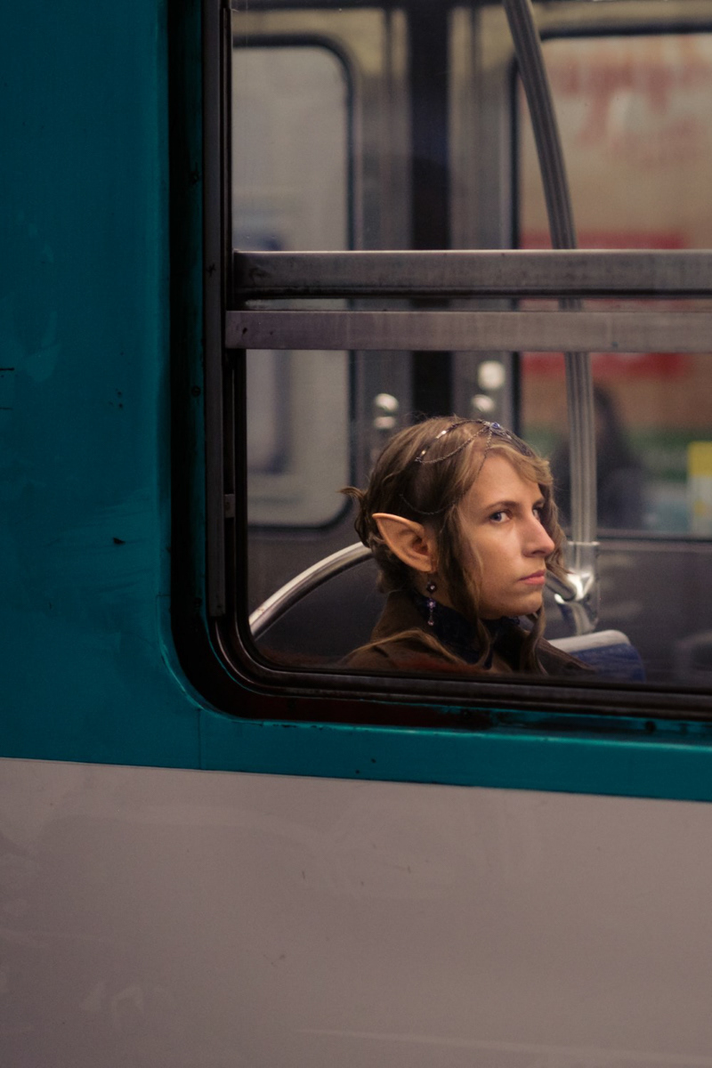 Elf on a Métro, Paris, 2018