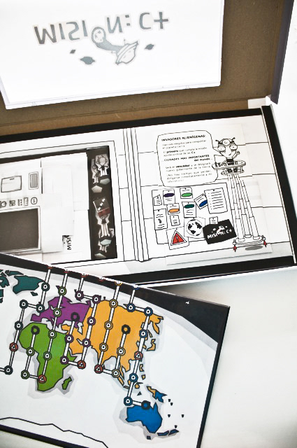 Mission: C game open box and contents