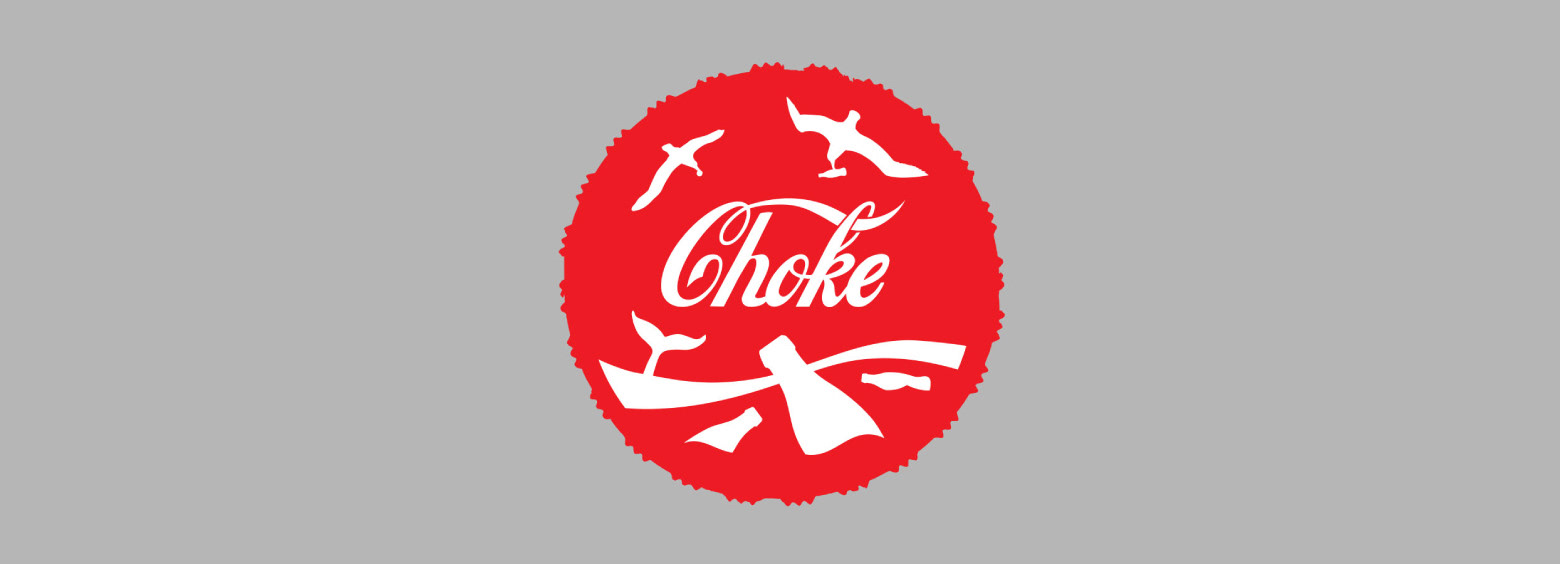 Campaign logo, subverting Coca-Cola's logo