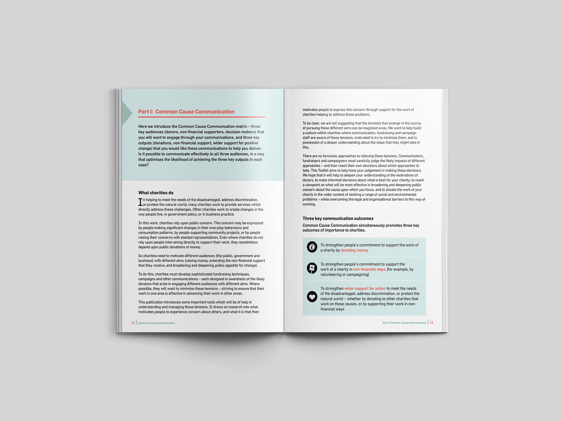 Report open showing internal layout