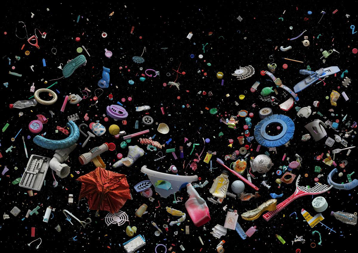 Mandy Barker original artwork created for Greenpeace plastics campaign