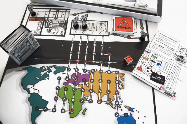 Mission: C game laid out