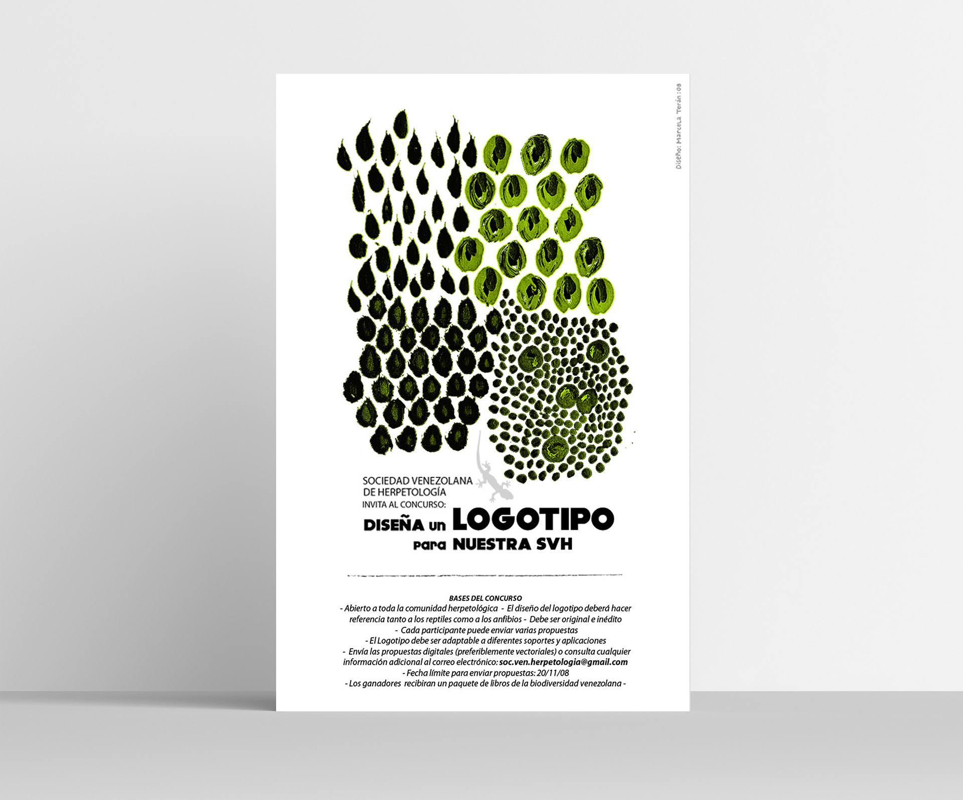 Poster design for Venezuelan Herpetological Society