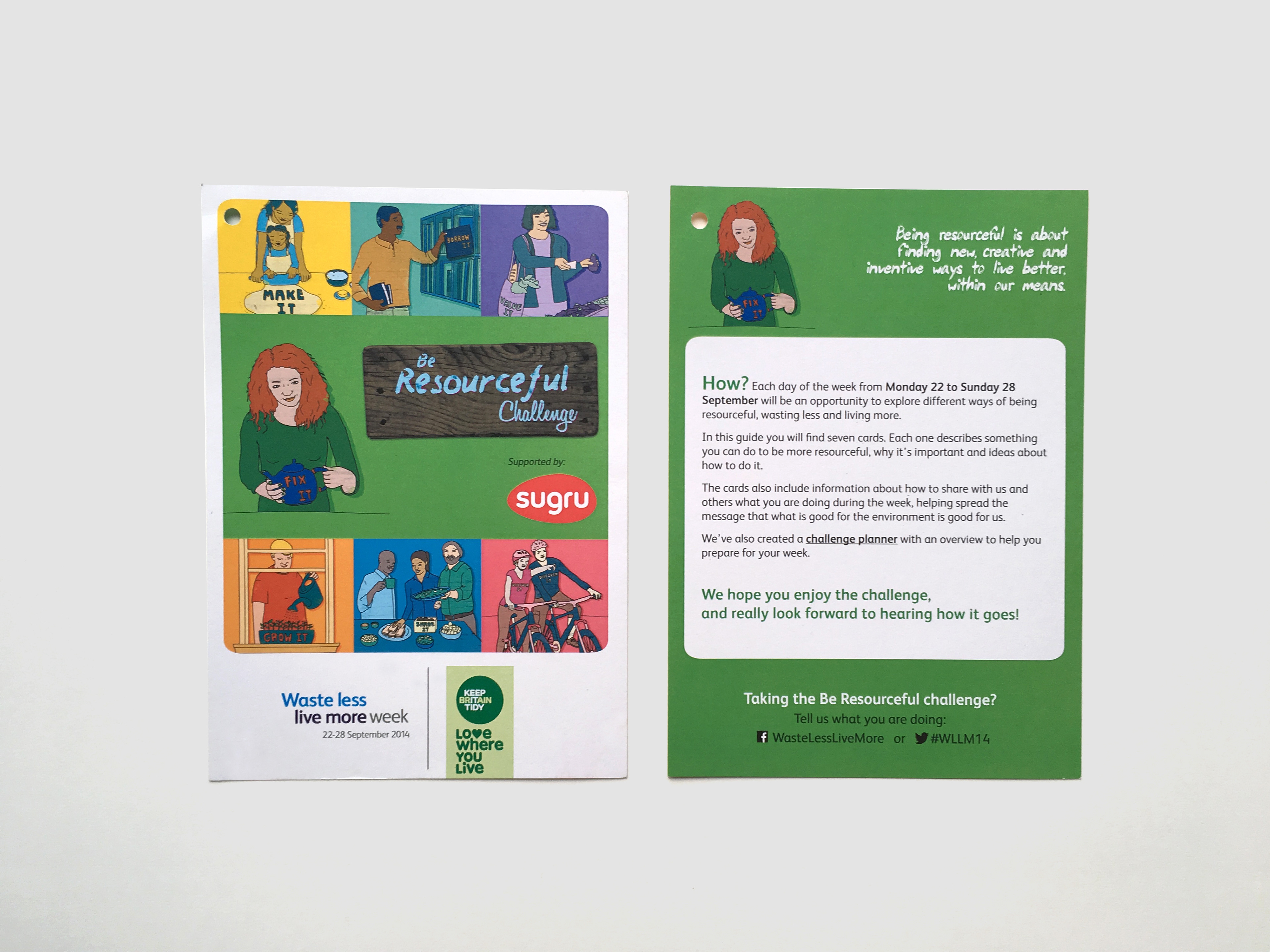 Resourcefulness set front cover and back cover 