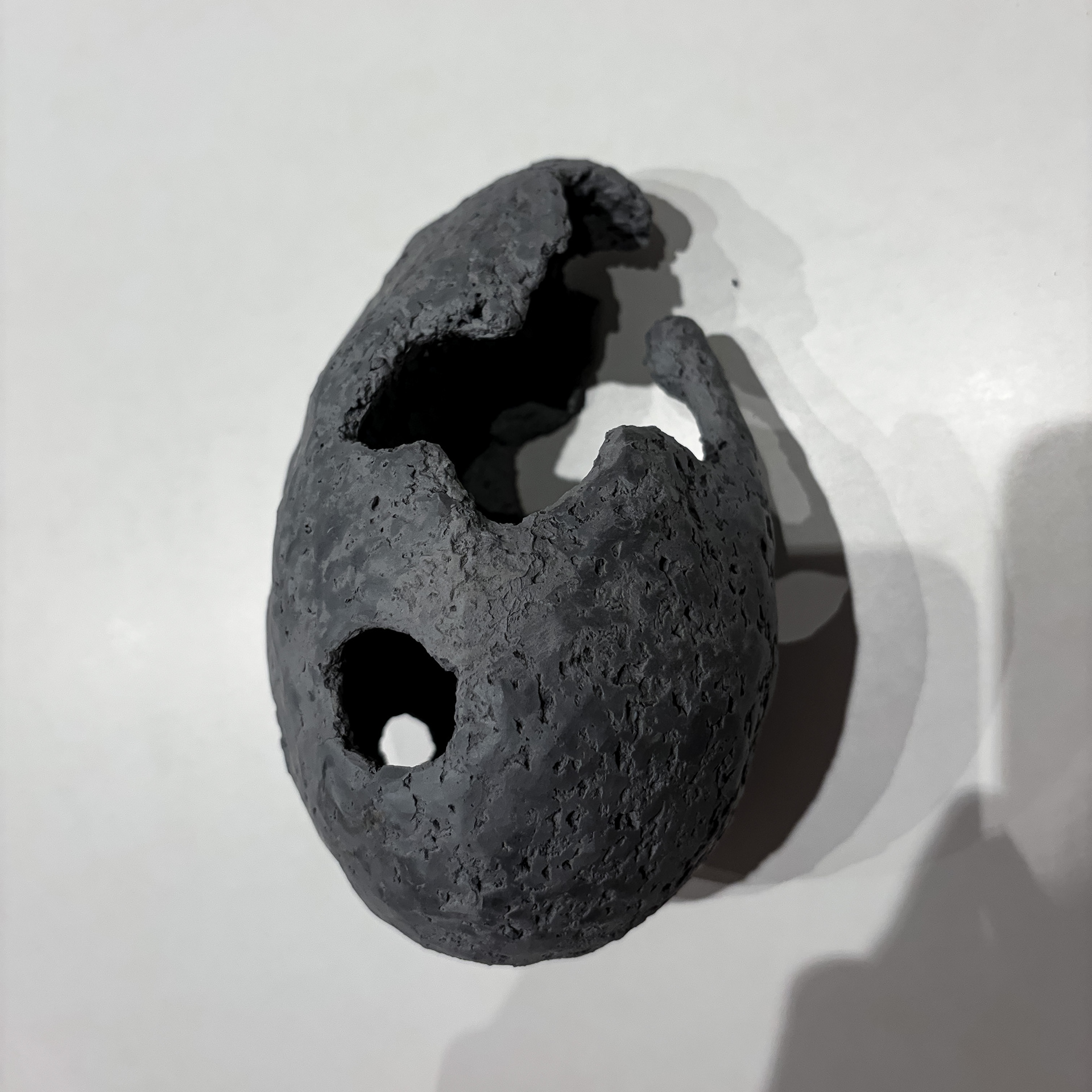 Skin III, sculptural crank clay, 2024 (unfired)