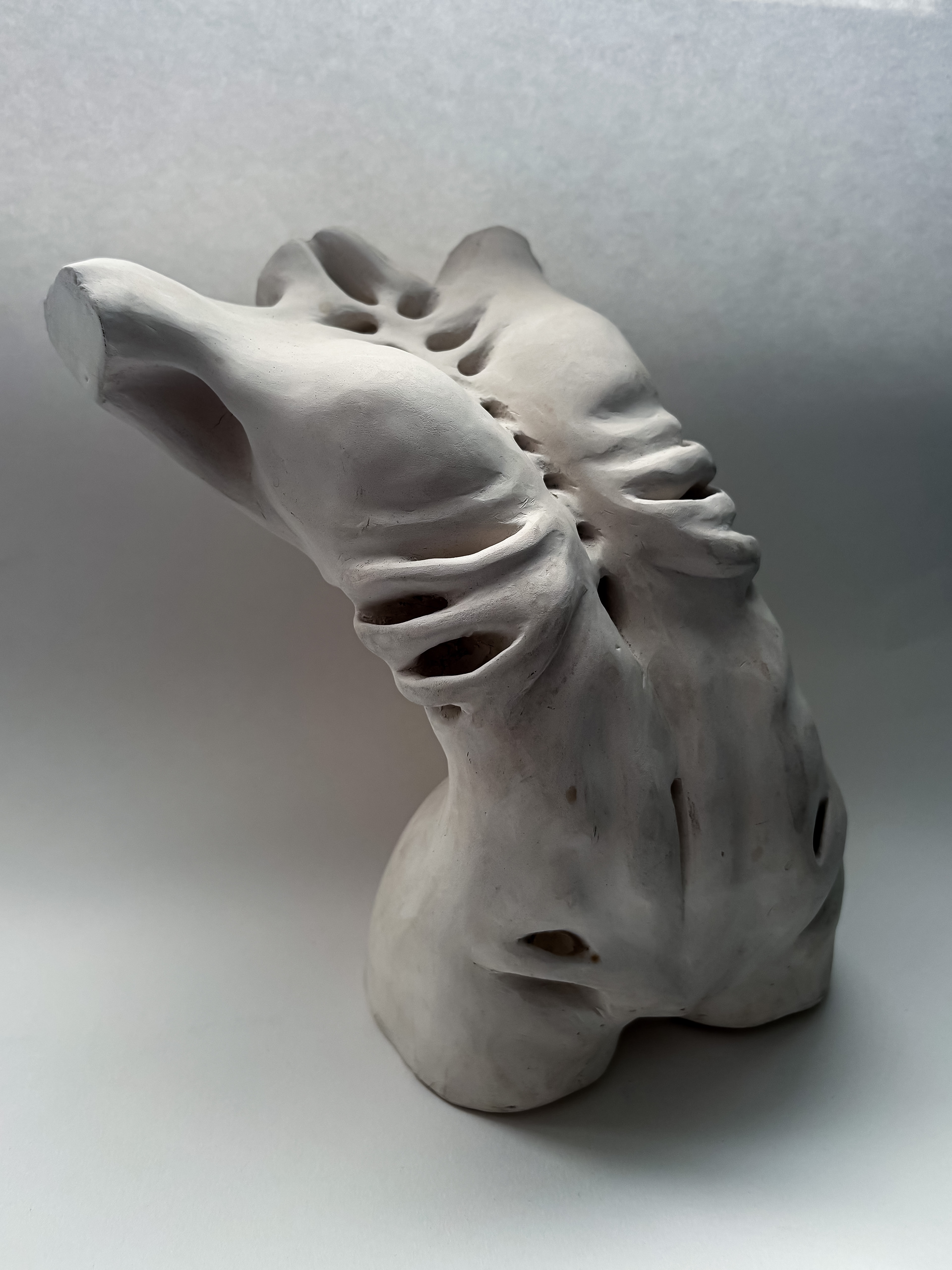 Twist, paper porcelain, 2021