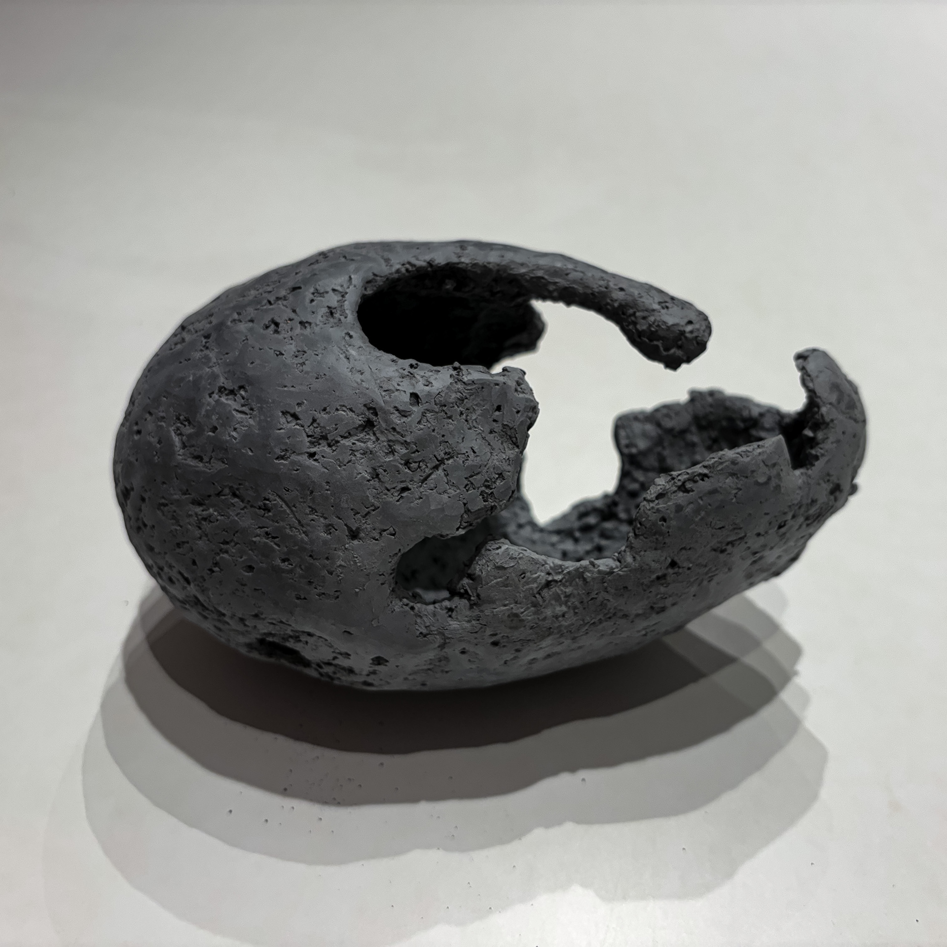 Skin III, sculptural crank clay, 2024 (unfired)
