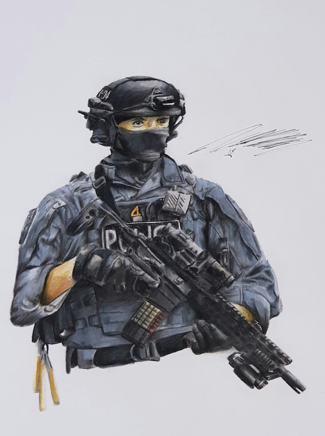 Coloured pencils