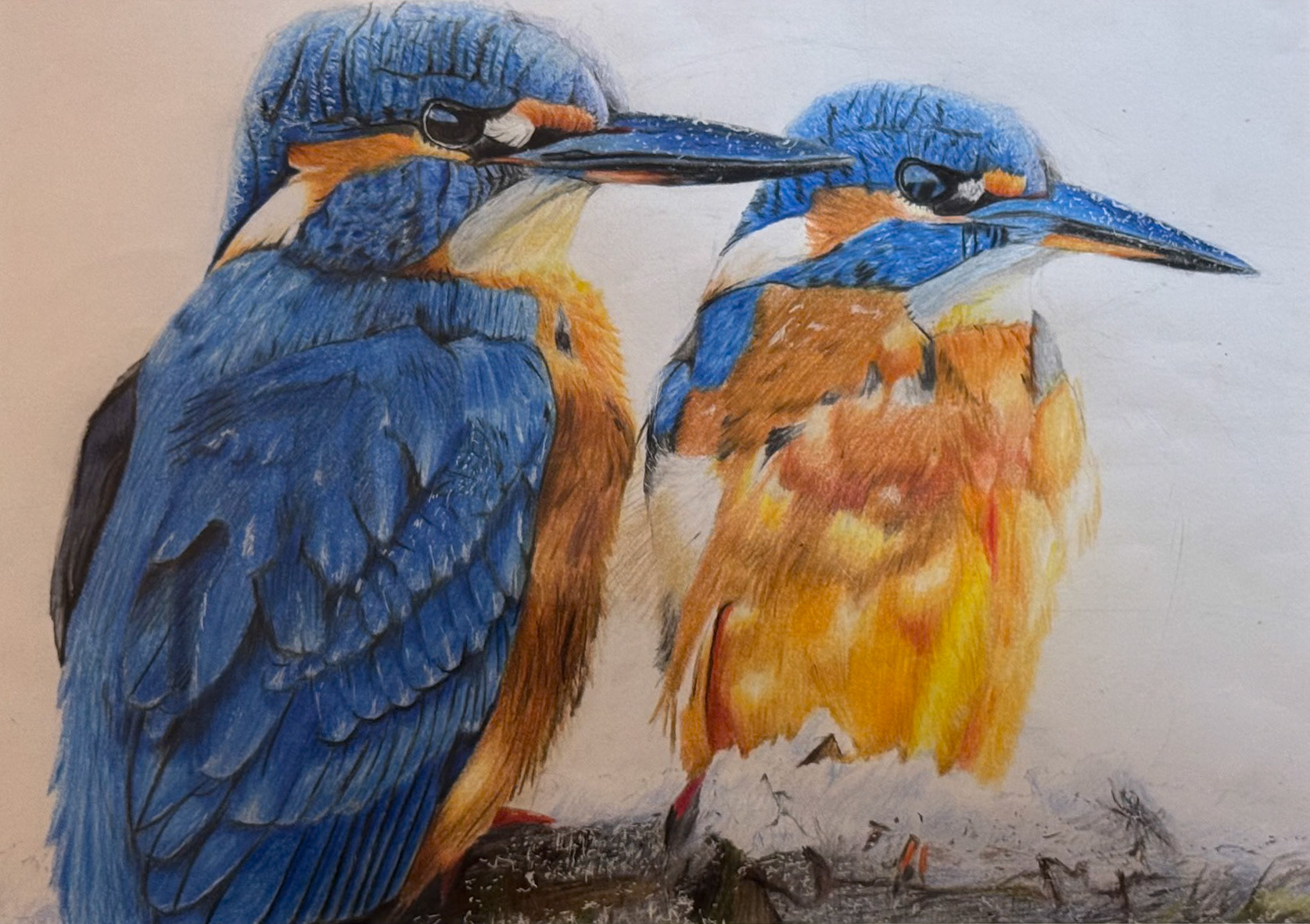 Coloured pencils