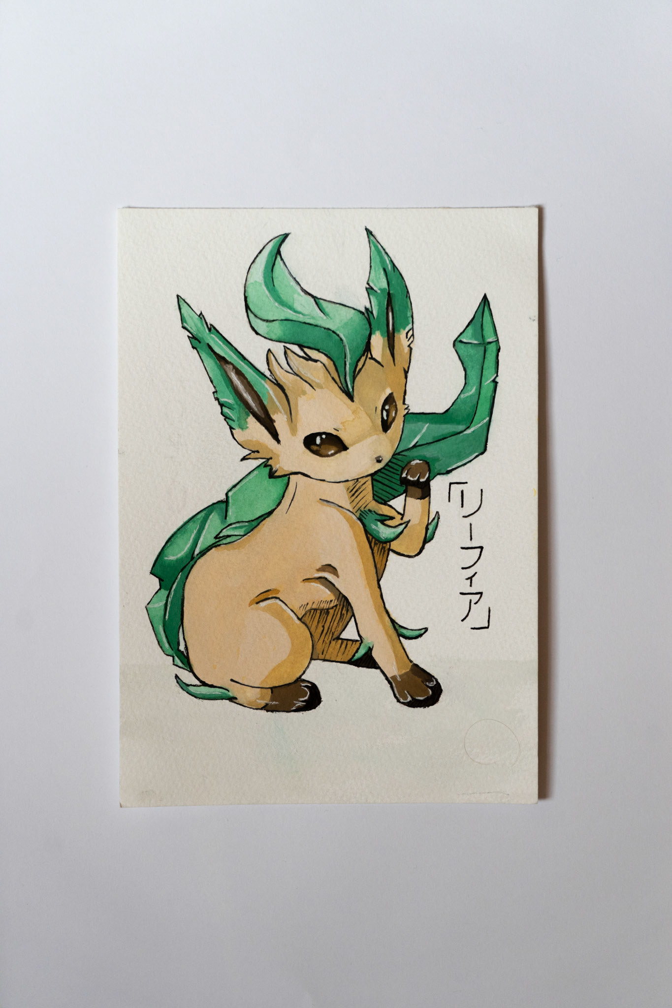 Gouache painting