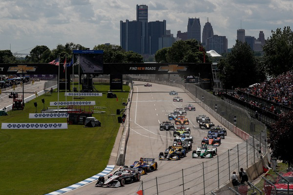 IndyCar front stretch