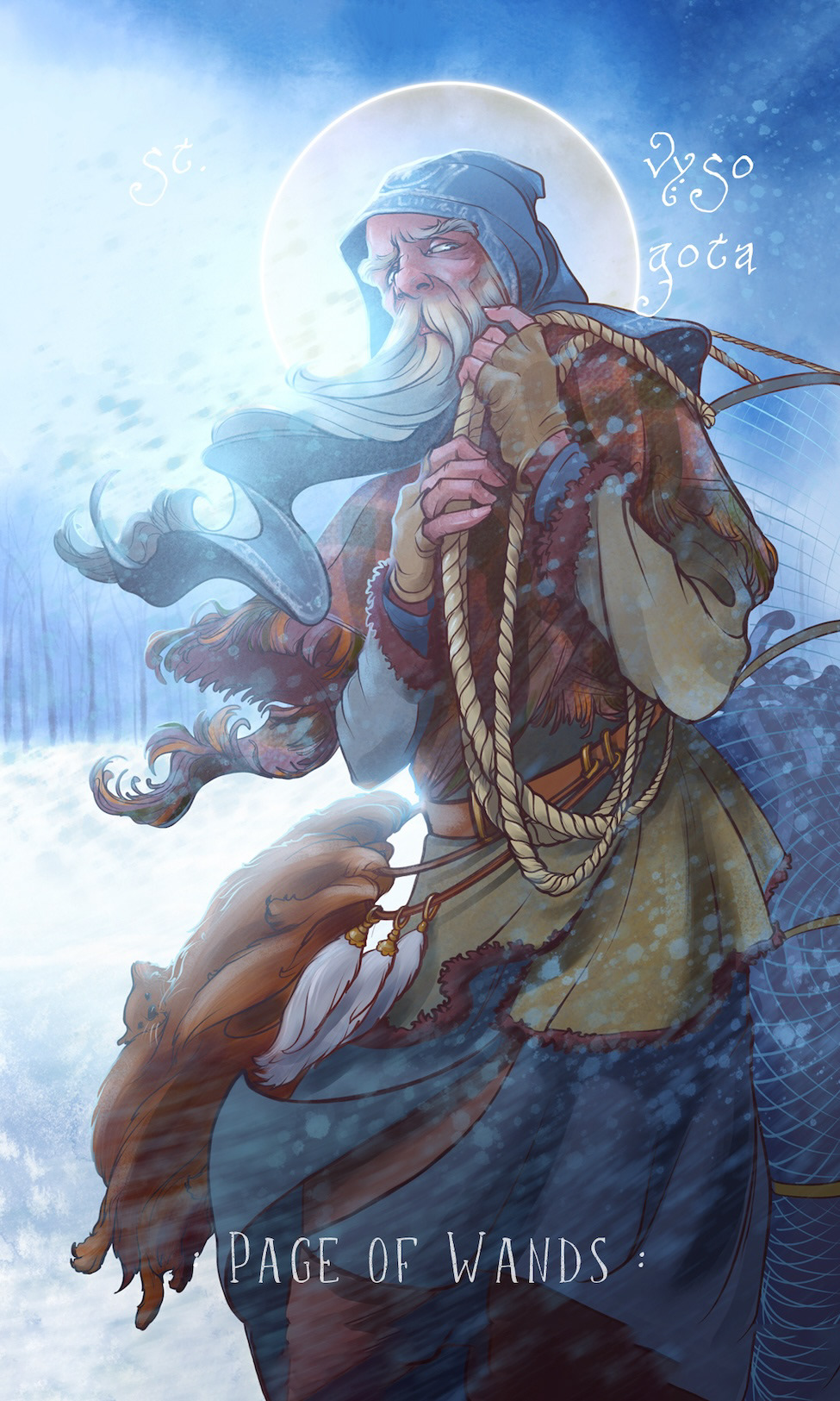 Vysogota - auxiliary character in the Witcher books, hermit and philosopher, philantrop who sheltered Ciry