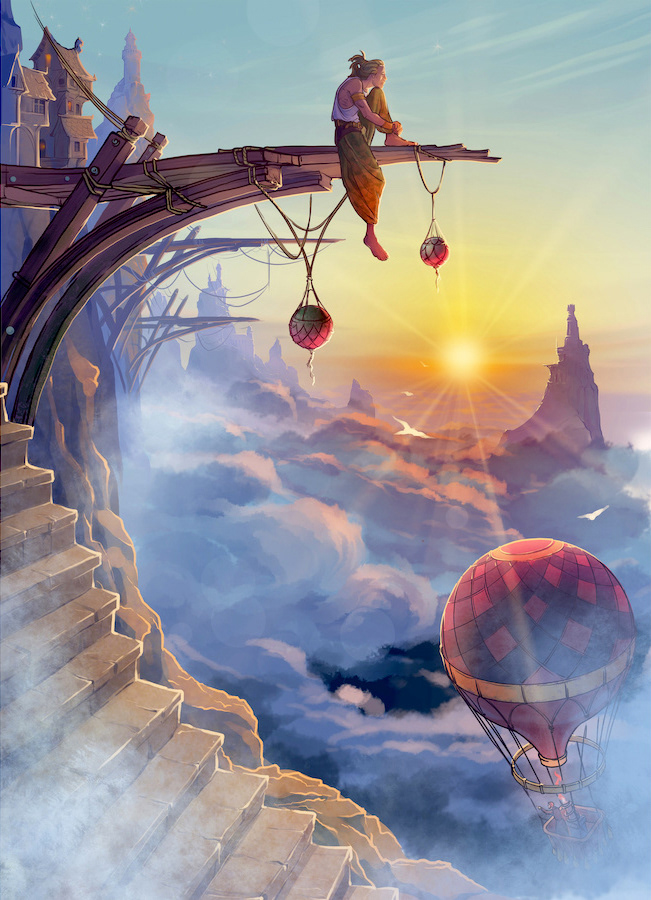 "Low Season" Illustration for the fantasy book called "Varan"