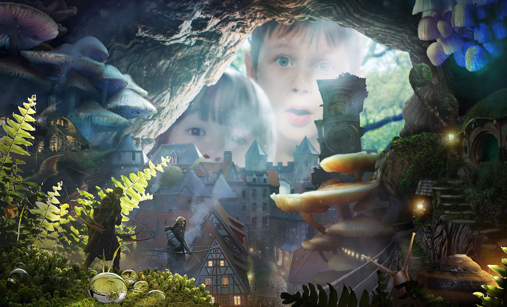 "The Secret City" Matte Painting