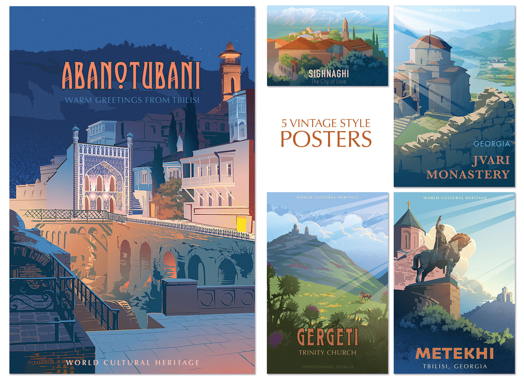 Georgian Vintage Posters preview