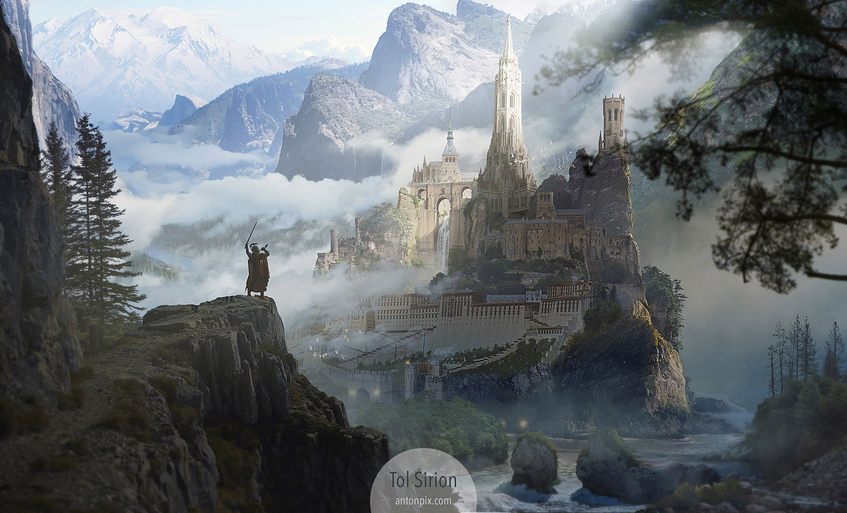"Fantasy Castle" Matte Painting
