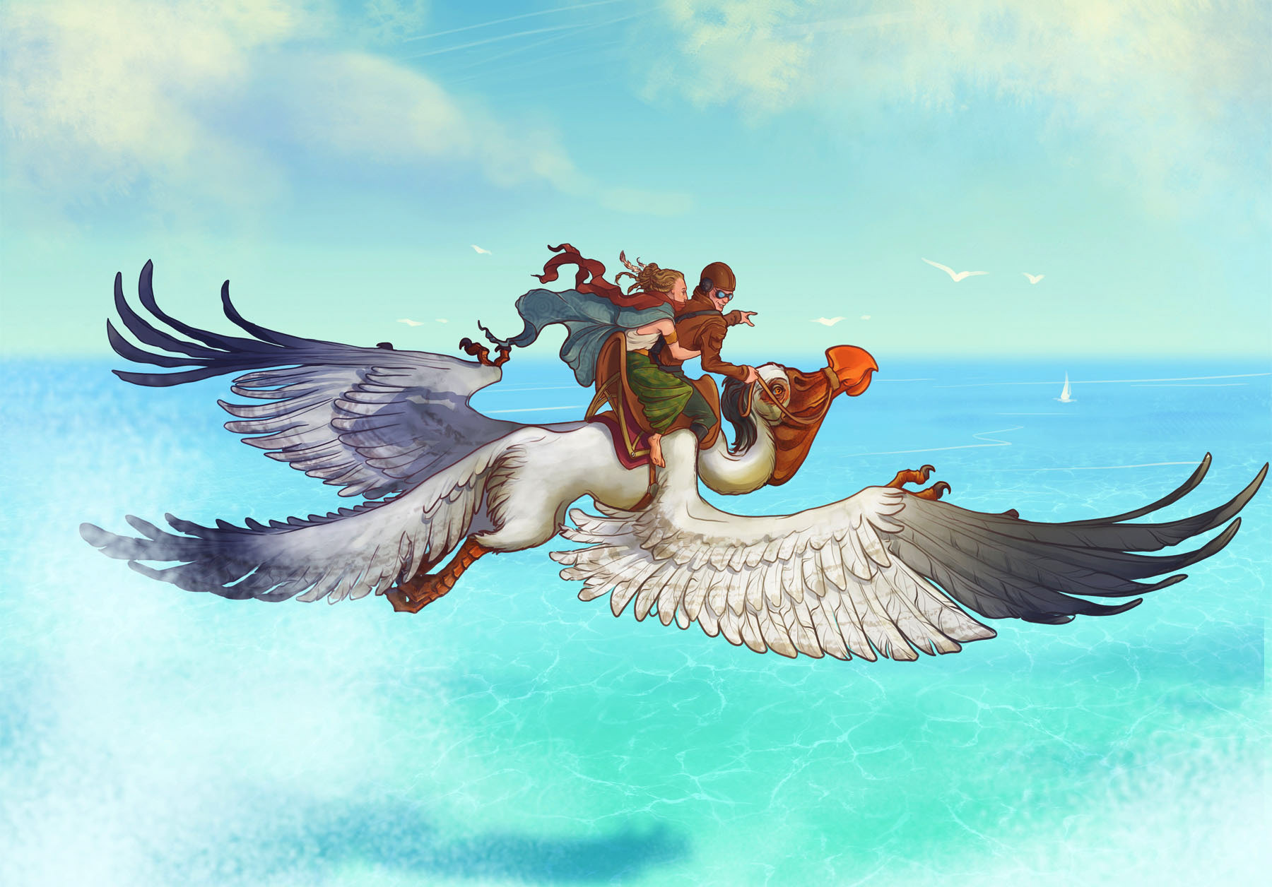 "The Adventure Begins" Illustration for the fantasy book called "Varan"