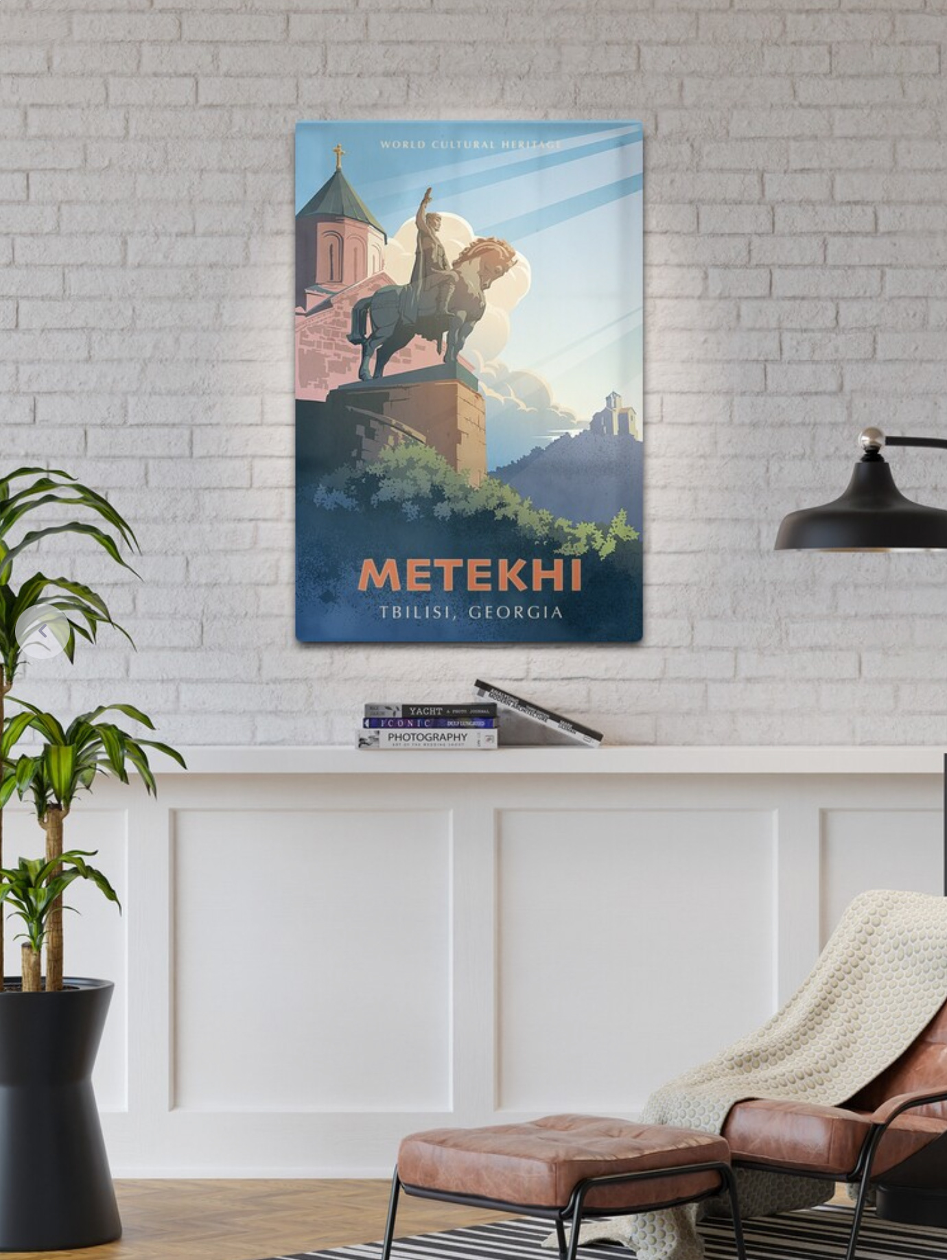 Metekhi Metal Print Mockup