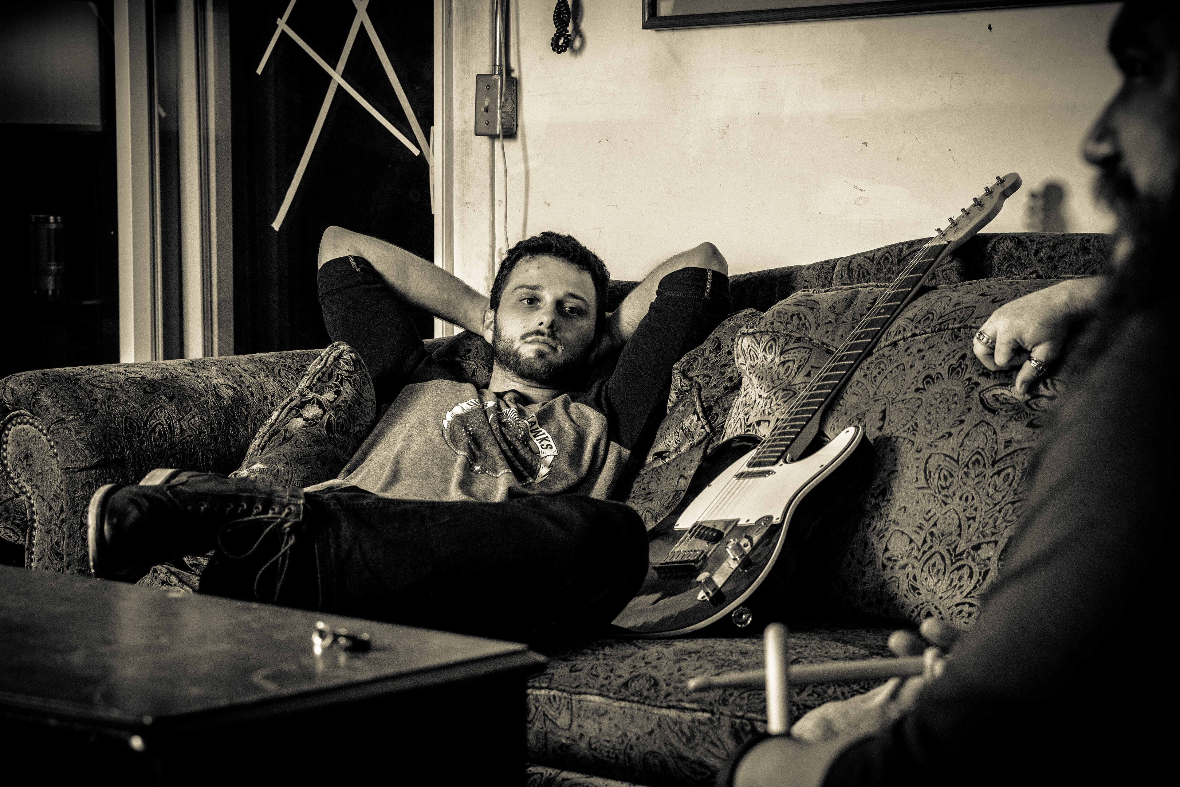 Stereo Tongue in the studio, Cotati, California