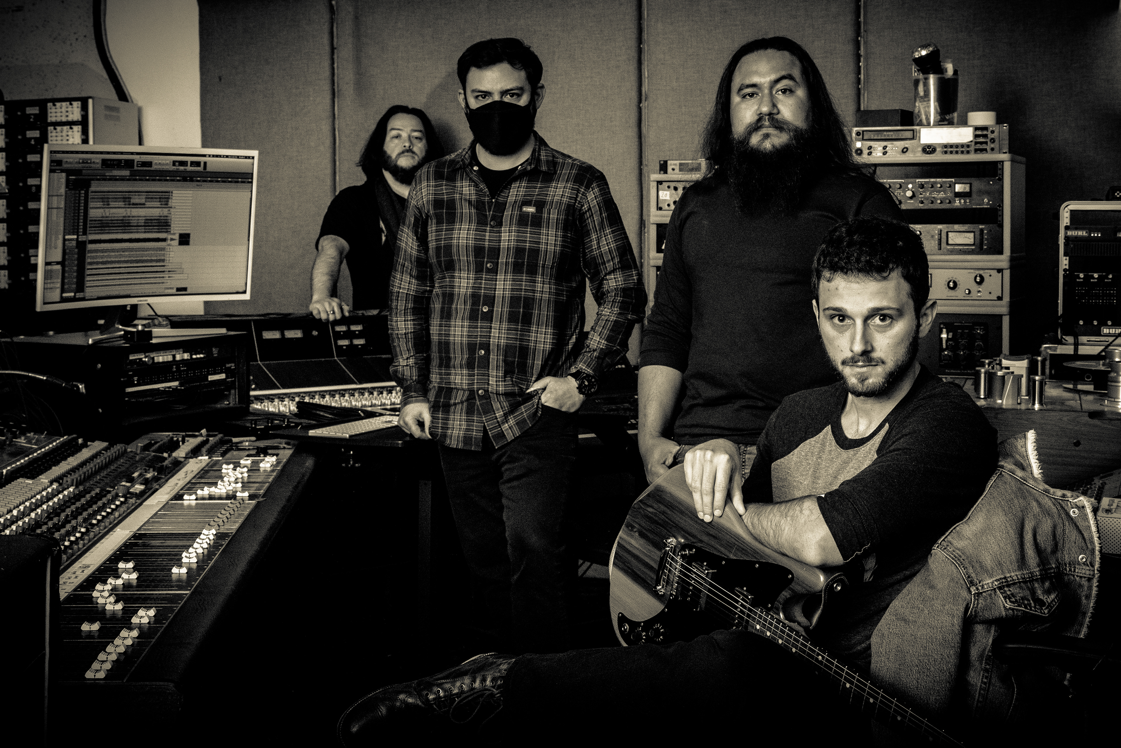 Stereo Tongue in the studio, Cotati, California