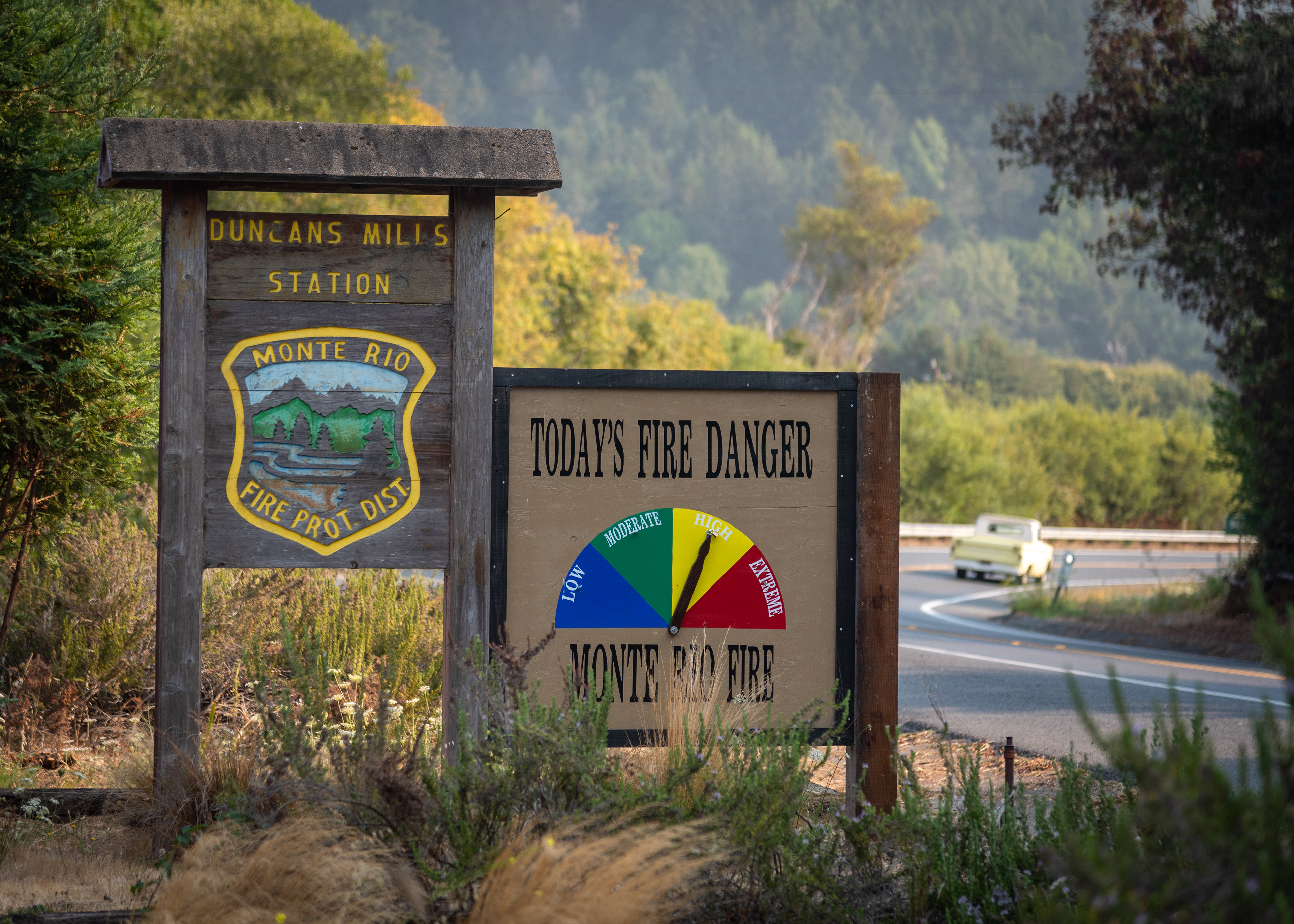 Fire Danger, Monte Rio, California