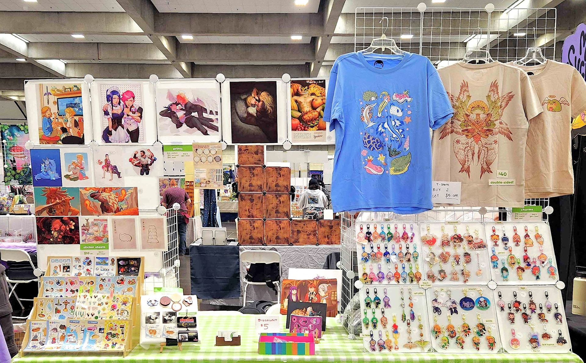shared booth space