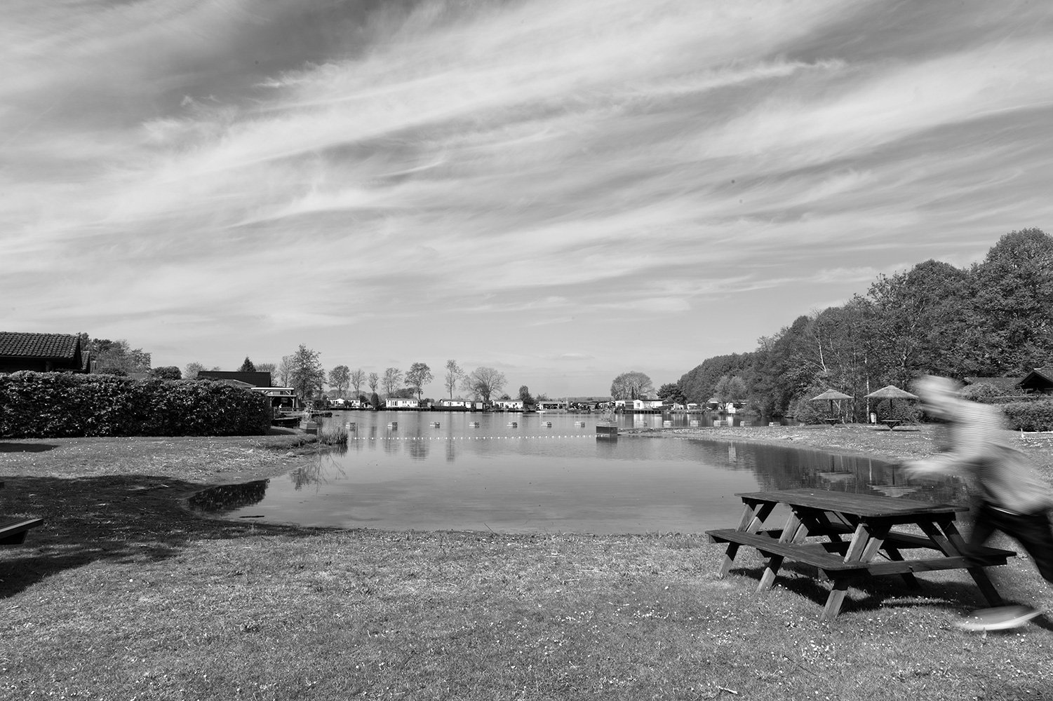 Zwembad de Welborn.  De baden zijn verdwenen. Nu een recreatiepark.