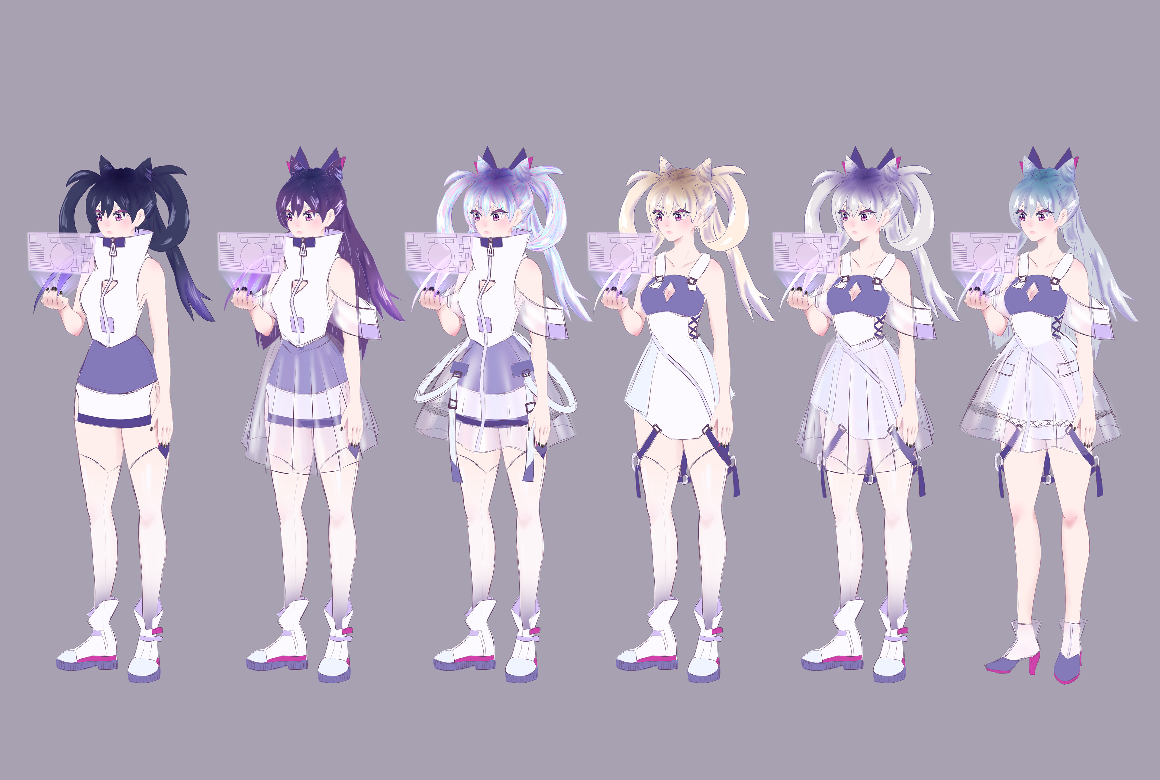 Variations of the character