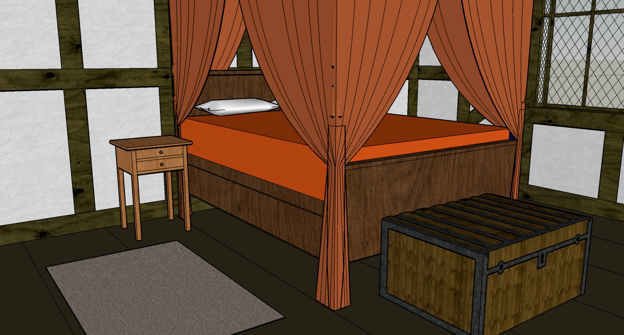 Tudor Cottage Bedchamber