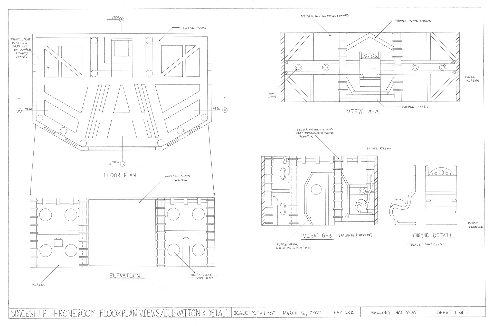 Spaceship Throne Room