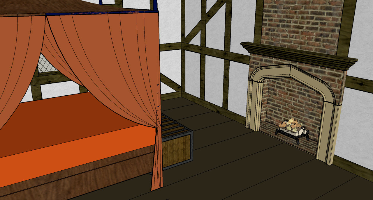 Tudor Cottage Bedchamber