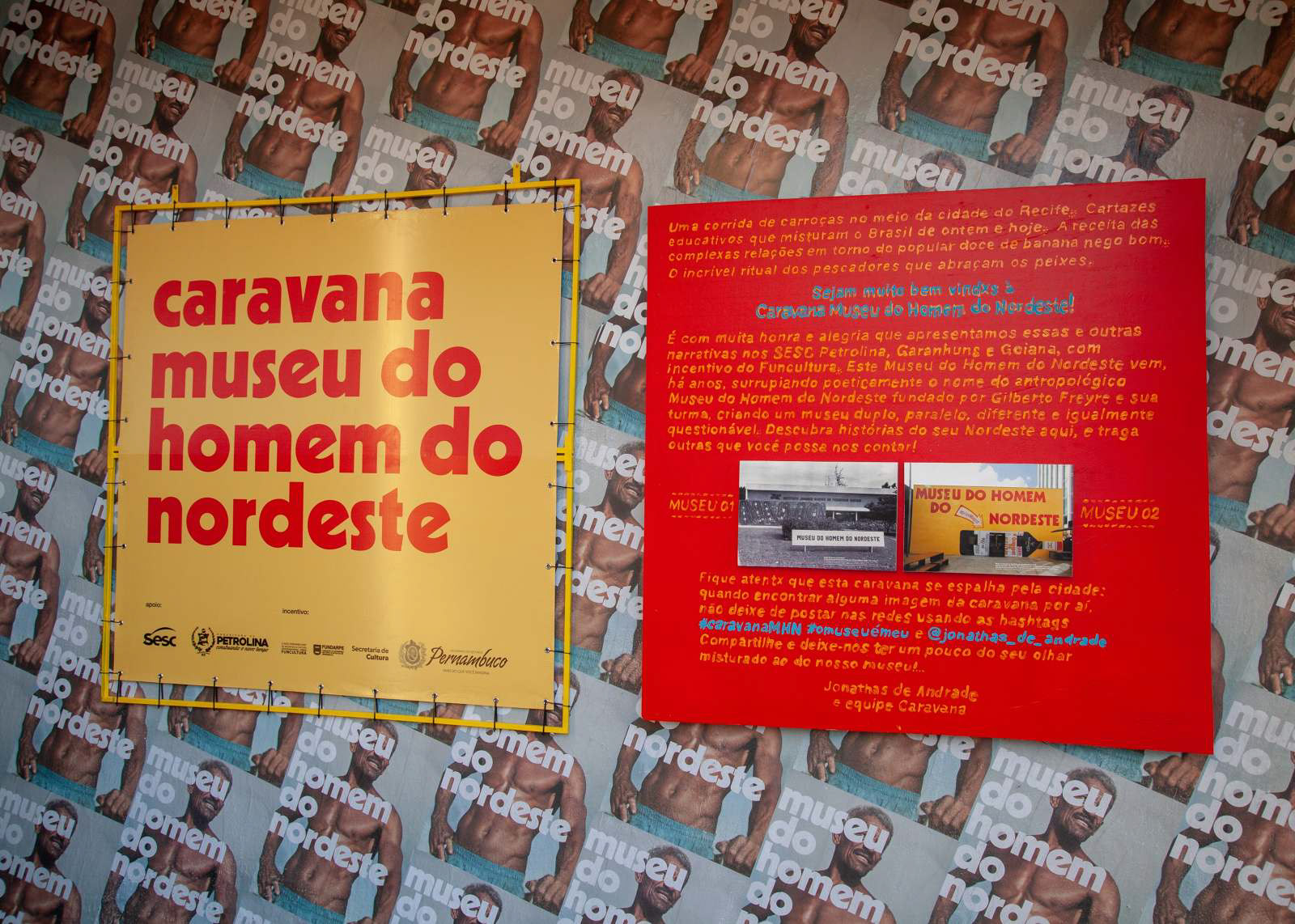 Painel de entrada em Petrolina, primeira experiência.