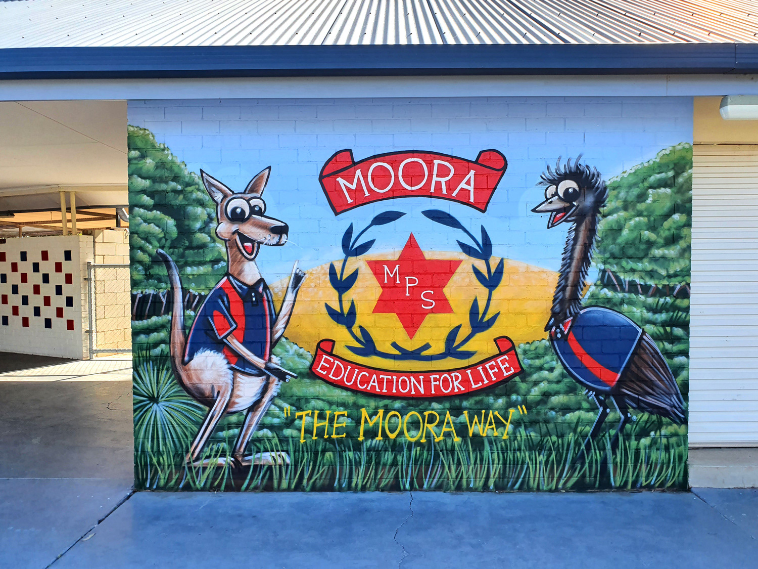 School Murals Perth - Moora Primary School Mural