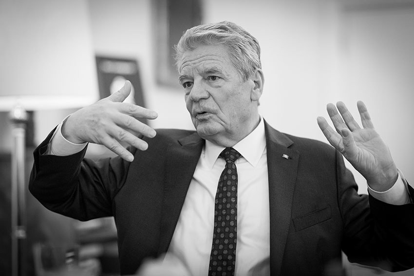 Ehemaliger Bundespräsident  Joachim Gauck