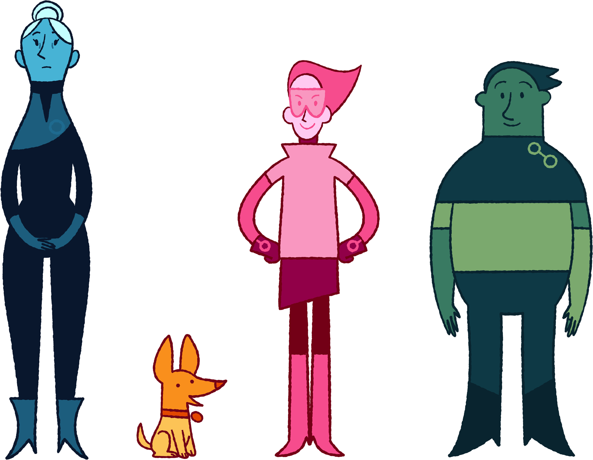 "That Alien Message" (2024) - Character Designs