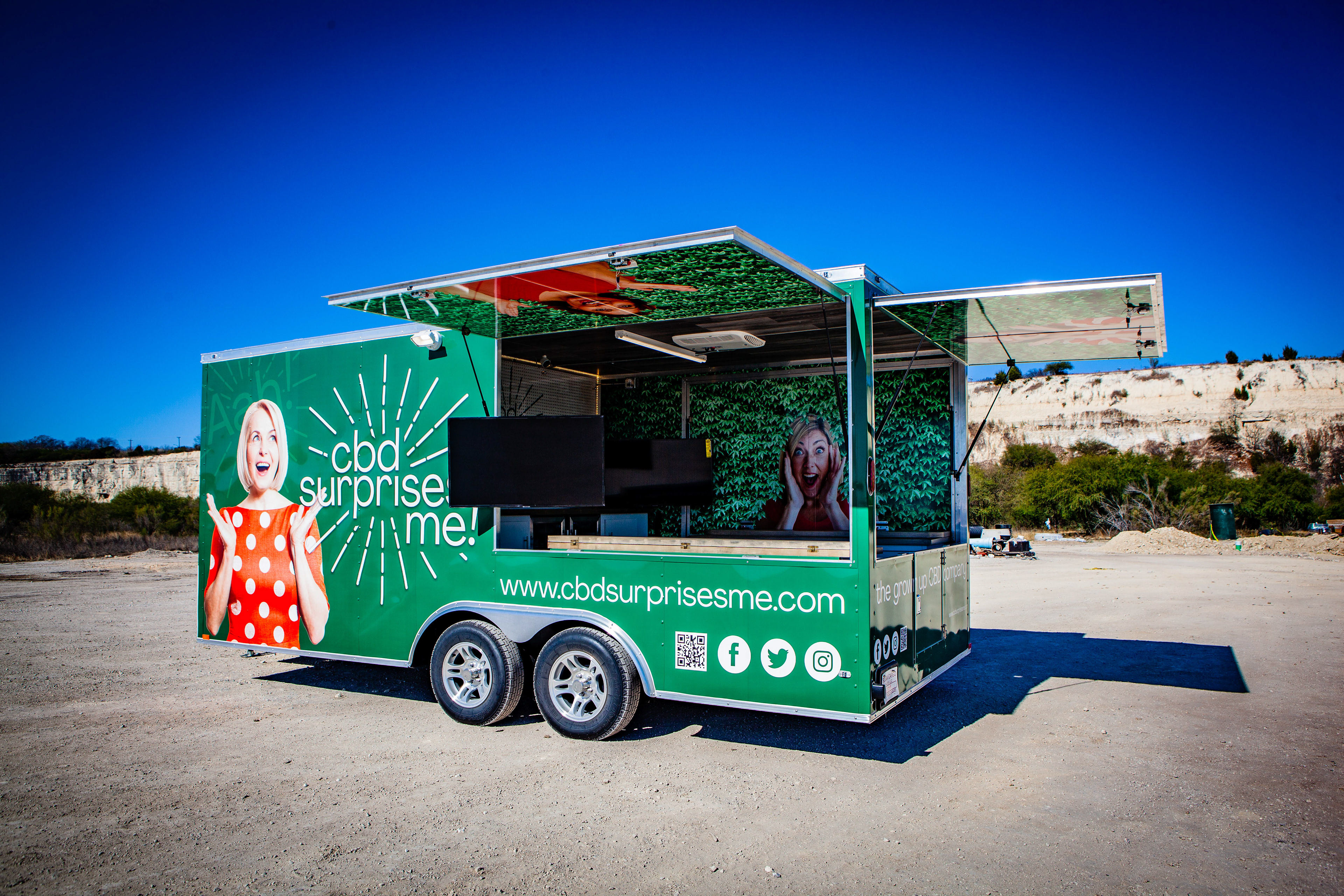 CBD Surprises Me!—Mobile Retail Trailer