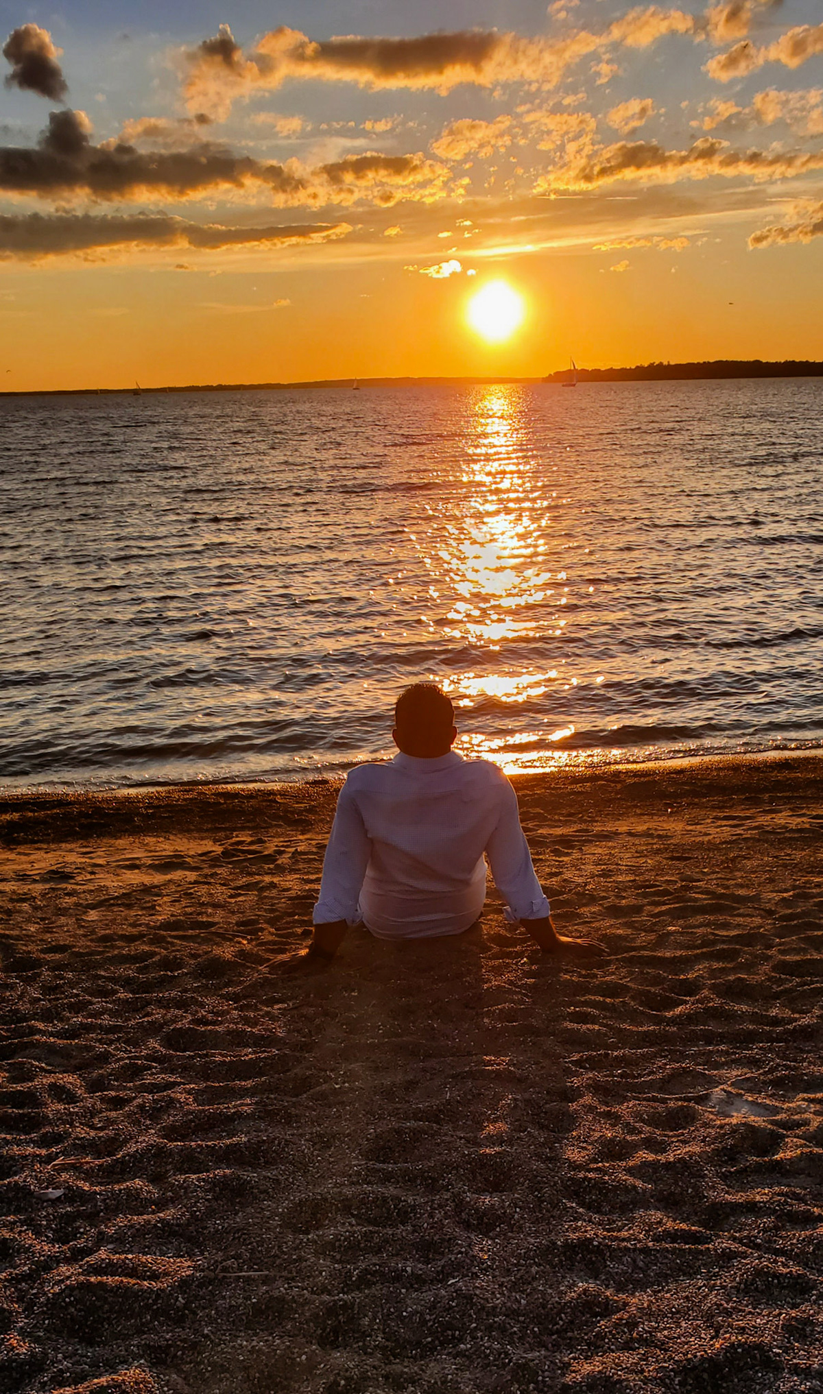 “Golden hour, golden memories.”