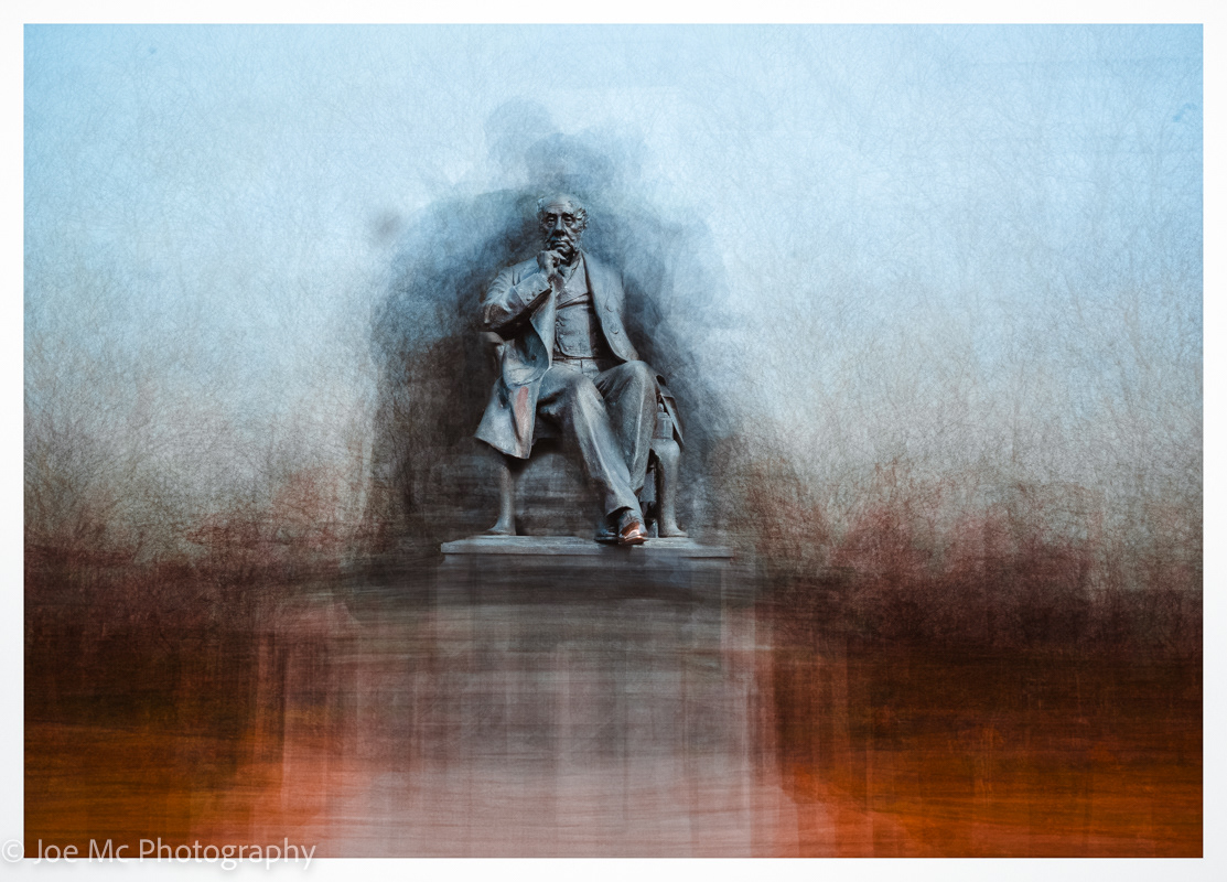 Sir Francis Sharp Powell at Mesnes Park Wigan UK.