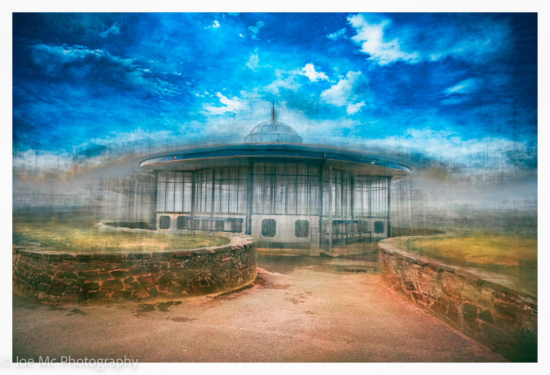 West Shore Tram Shelter, Llandudno North Wales Uk.