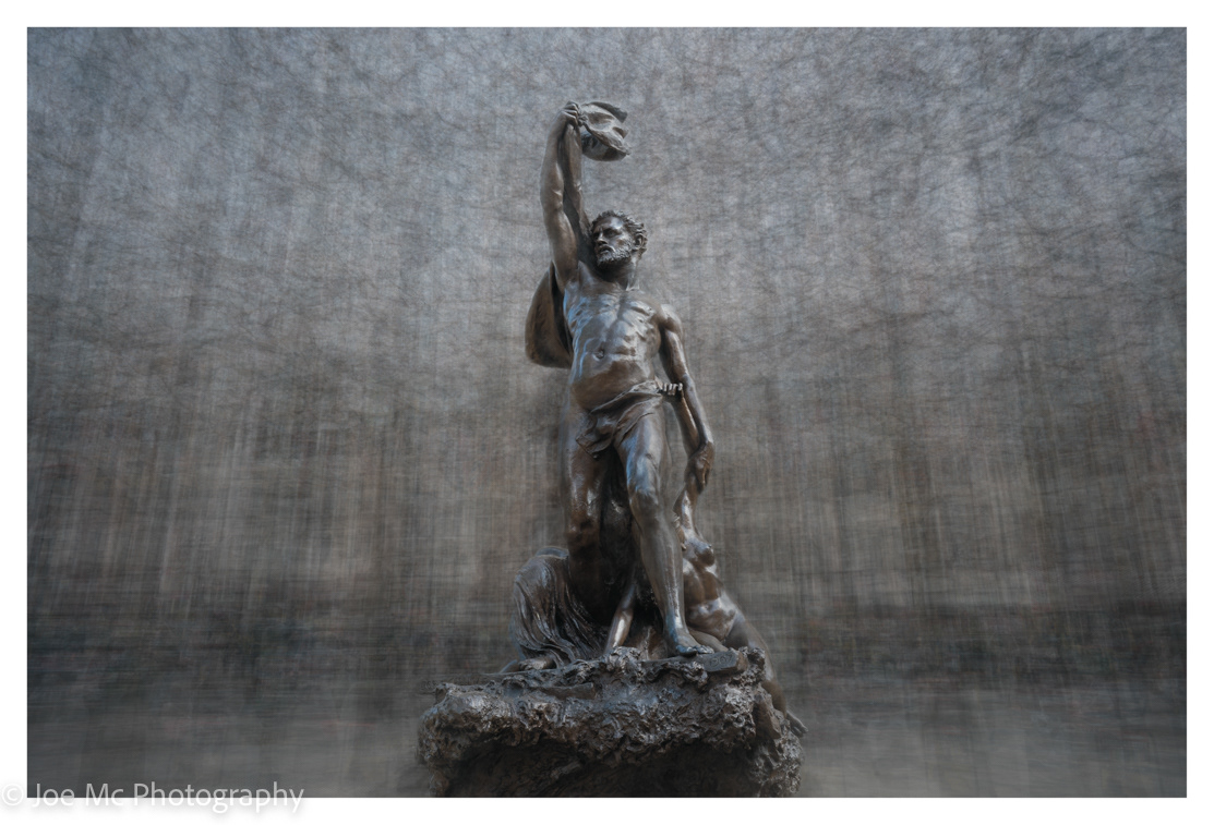 John Cassidy Adrift front view outside the Manchester Central Library Uk.