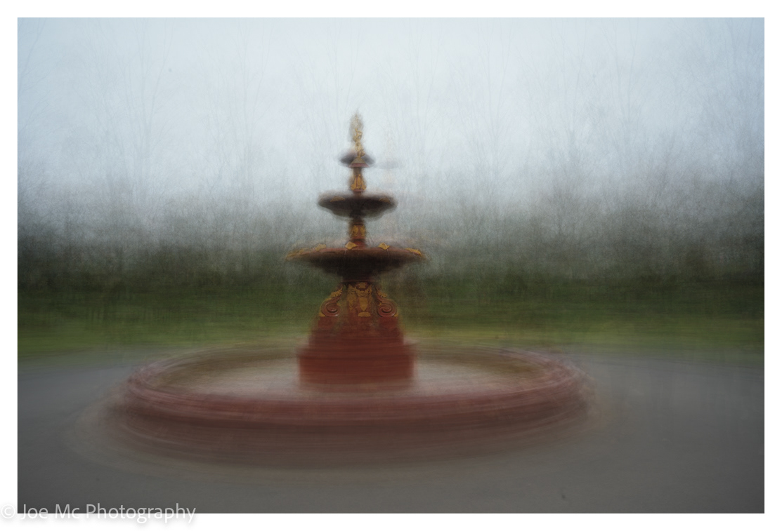 Coalbrookdale Fountain at Mesnes Park Wigan Uk.