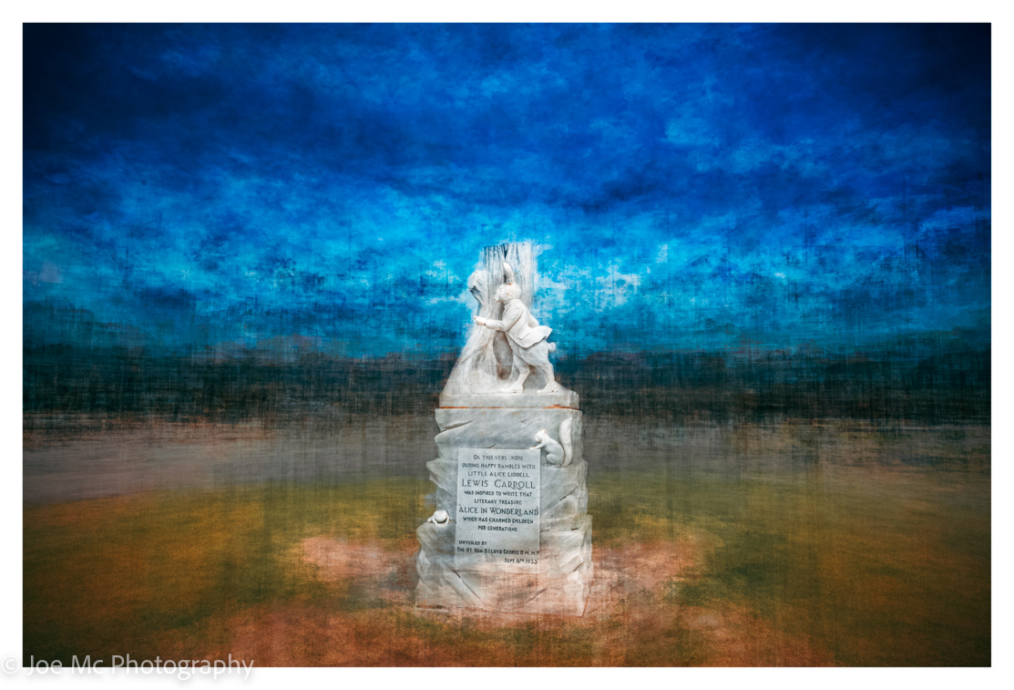 West Shore,White Rabbit statue.Llandudno North Wales Uk.