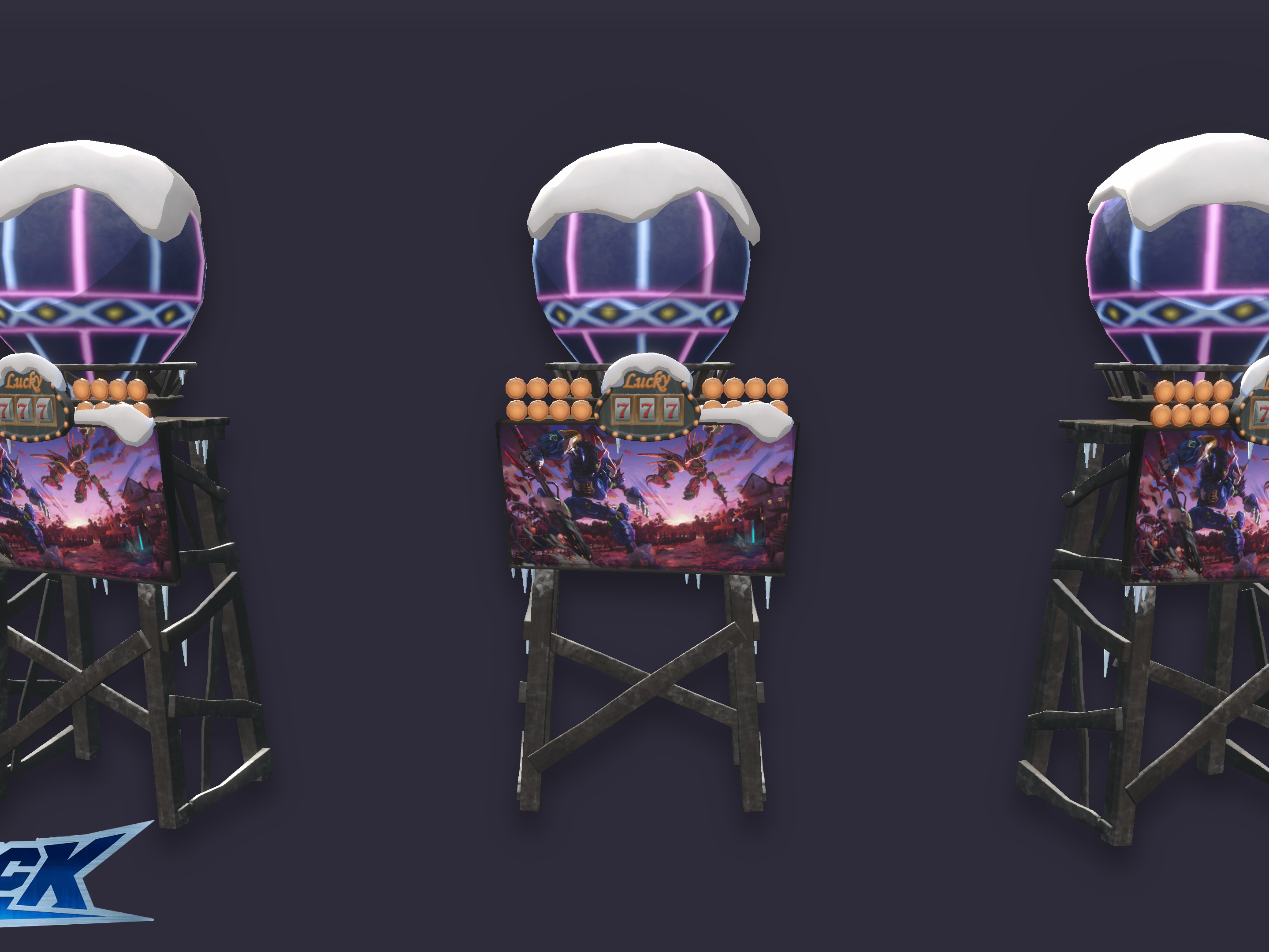 Wreck League — gameplay and set-dressing props