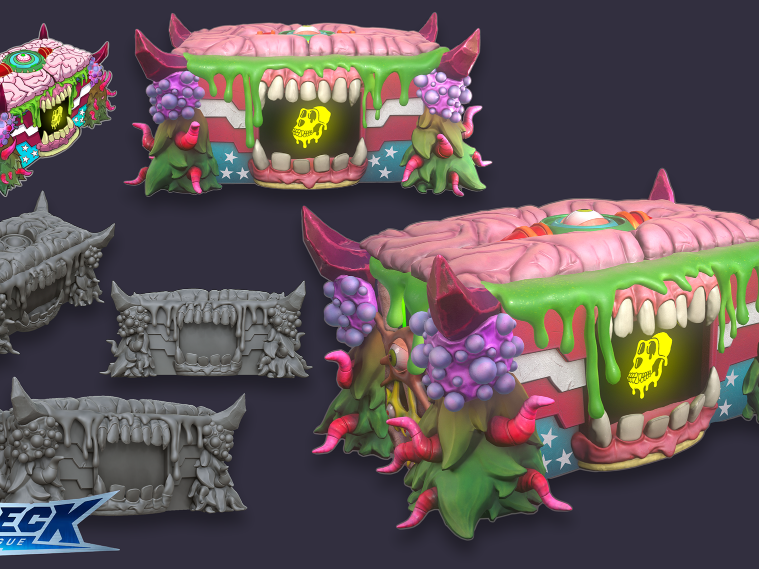 Wreck League — hero props