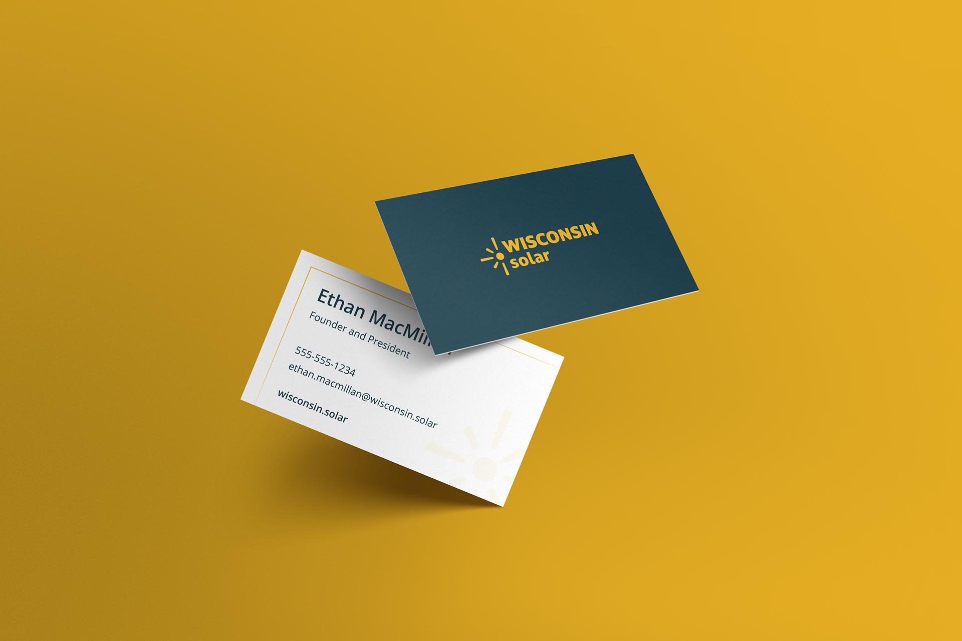 Mockups from a personal project on brand identity