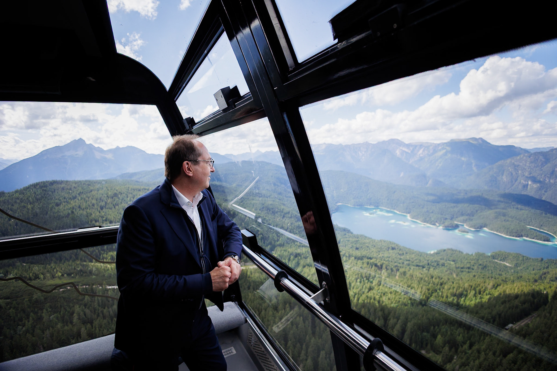 Bundesinnenminister Alexander Dobrindt, Zugspitz-Summit on Migration, Garmisch-Partenkirchen, 17.07.2025, fotografiert für BMI via Bundesfoto