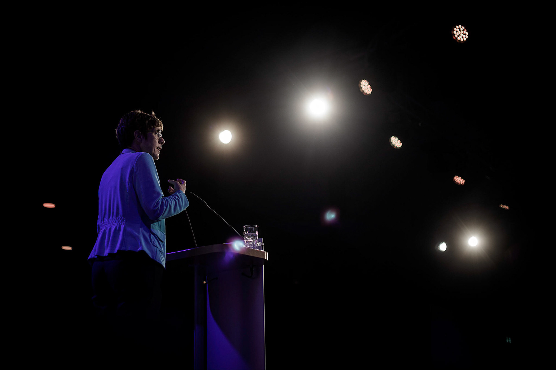 Annegret Kramp-Karrenbauer, Bundesvorsitzende der CDU, 2019, fotografiert für die Sächsische Zeitung