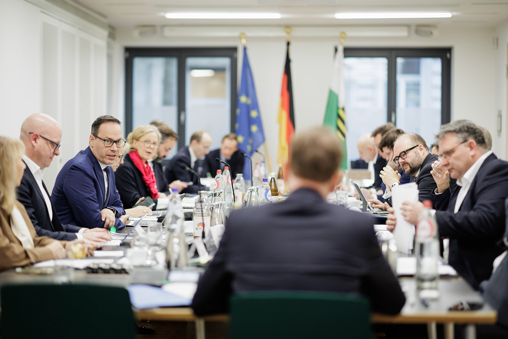 Auswärtige Kabinettssitzung der Sächsischen Staatsregierung in Brüssel, 4.11.2025, fotografiert die die Sächsische Staatskanzlei